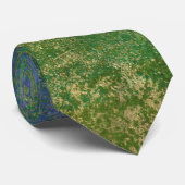 Green Blue Peacock Color Abstrakt Neck Tie Necktie Krawatte (Gerollt)