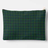 Green Blue Plaid Tartan Pattern Zubehörtasche (Rückseite)