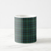 Green Blue Plaid Tartan Style Traditional Kaffeetasse (Mittel)