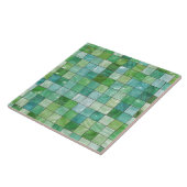 Green Blue Pool Tile Marmormuster Fliese (Seite)