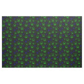 Green & Blue Pumpkins auf Black Stoff (Fat Quarter (45,7 x 55,9 cm))