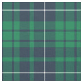 Green Blue Scottish Tartan Kariertes Muster Stoff (Nahaufnahme)