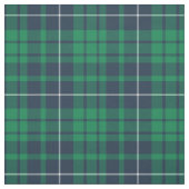Green Blue Scottish Tartan Kariertes Muster Stoff (Muster)
