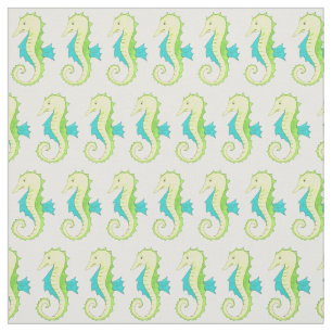 Green Blue Seepferd Sea Horses Ocean Beach Animal Stoff
