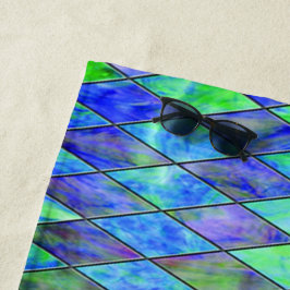 Green & Blue Strandtuch