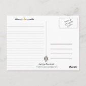 Green-Blue-Tile Postkarte (Rückseite)