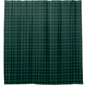 Green, Blue und Black Kariert MacKay Scottish Tart Duschvorhang (Vorderseite)