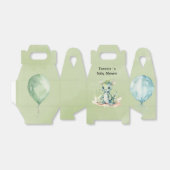 Green Blue Watercolor Dragon Boy Baby Dusche Geschenkschachtel (Ungefaltet)