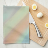 Green Blue Watercolor Pattern Geschirrtuch (Viertel Falte)