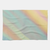 Green Blue Watercolor Pattern Geschirrtuch (Horizontal)