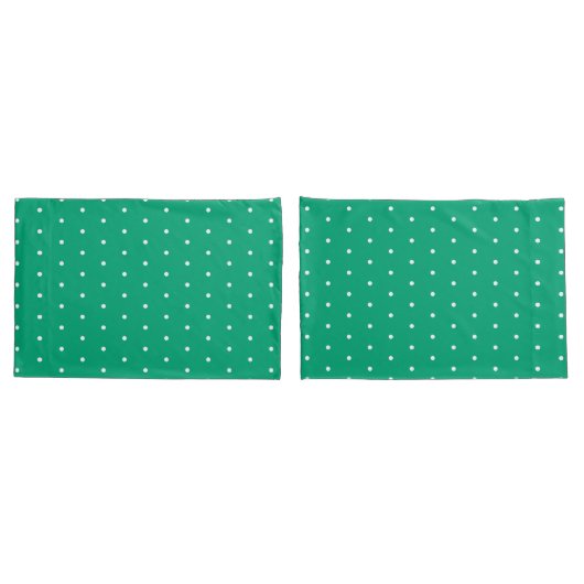 Green Blue with White Dots Standard Kissenbezug (Rückseite-Set)