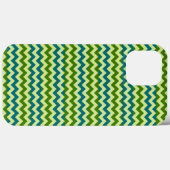 Green Blue Zickzack Zigzag Case-Mate iPhone Hülle (Rückseite (Horizontal))