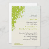 Green Blüh 12x18 Einladung (Vorne/Hinten)