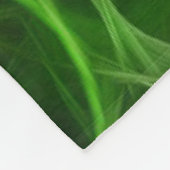 Green Blume Fleece Blanket (Ecke)