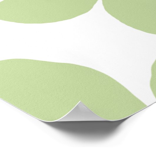 Green Blume Poster (Ecke)