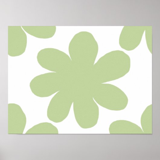 Green Blume Poster (Vorne)
