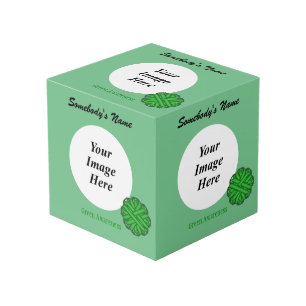 Green Blume Ribbon Tmpl von Kenneth Yoncich Würfel