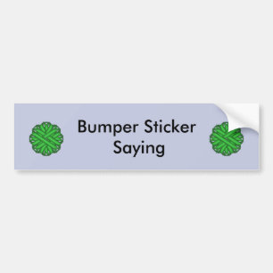 Green Blume Ribbon von Kenneth Yoncich Autoaufkleber