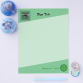 Green Blume Ribbon von Kenneth Yoncich Flyer (Einzeln)