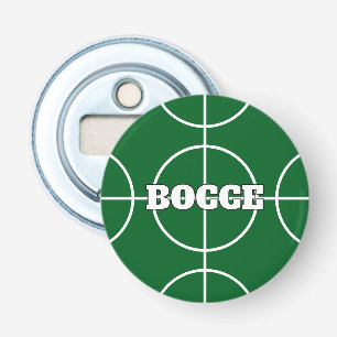 Green Bocce Ball Flaschenöffner Kühlschrankmagnet