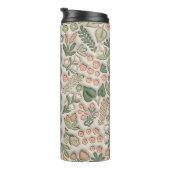 Green Boho Blume 3d Inflated Mama Thermosbecher (Nach rechts gedreht)