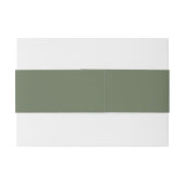Green Boho Einladungsbanderole (Rückseitenbeispiel)