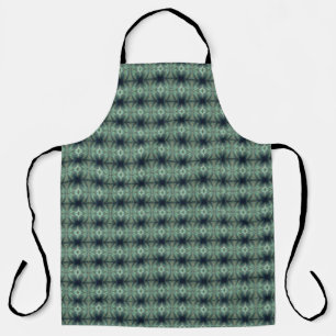 Green boho gemustert schürze
