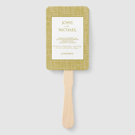 Green Boho Wedding Fächer