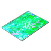 Green Bokeh 92015 Notizblock (Linke Seite)