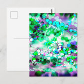 Green Bokeh 92015 Remix Postkarte (Vorne/Hinten)