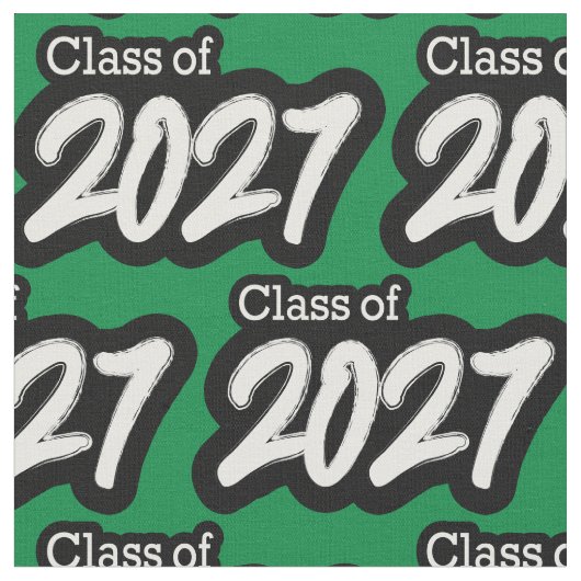 Green Bold Brush Class von 2027 Stoff (Nahaufnahme)