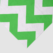 Green Bold Mod Zickzack Seidenpapier (Ausschnitt)