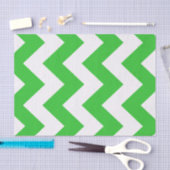 Green Bold Mod Zickzack Seidenpapier (Handwerk)