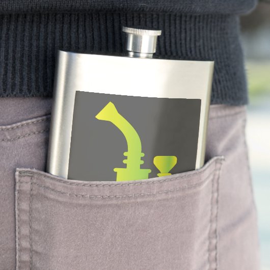 Green Bong Flachmann (Beispiel)