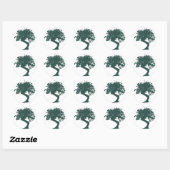 Green Bonsai Tree Sticker (Blatt)
