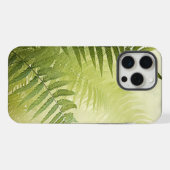 Green Botanical Fern Verlasst iPhone oder iPad Cas Hülle (Rückseite (Horizontal))