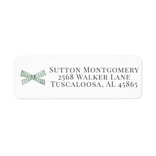 Green Bow Coquette-Adresse (Vorne)