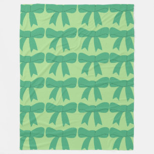 Green Bow Fleecedecke