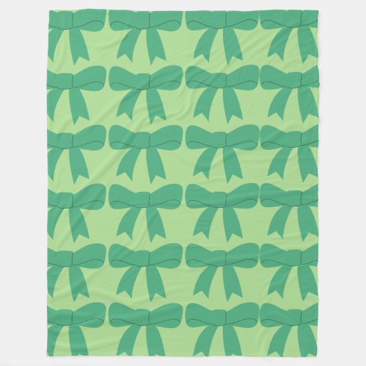 Green Bow Fleecedecke (Vorderseite)