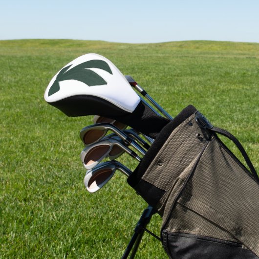 Green Bow Golf Head Cover Headcover (In SItu)