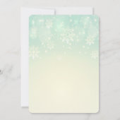 Green Bow Holiday Cocktail Weihnachts-Einladung Einladung (Rückseite)