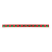 Green Bow Red Ribbon Satinband (Vorderseite)