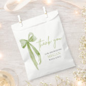 Green Bow Sie bindet das Brautparty des Knotens Geschenktütchen (Ausgeschnitten)