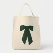 Green Bow Tote Bag Tragetasche (Vorne)