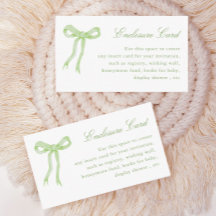 Green Bow Tying The Knot Bridal Shower Custom