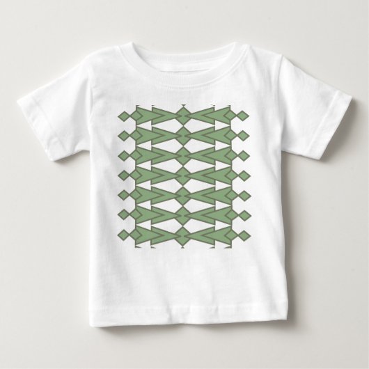 Green Bowties Baby T-shirt (Vorderseite)