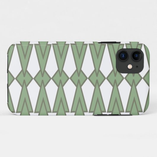 Green Bowties Case-Mate iPhone Hülle (Rückseite (Horizontal))