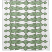 Green Bowties Duschvorhang (Vorderseite)