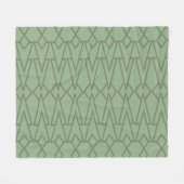Green Bowties Fleecedecke (Vorderseite (Horizontal))