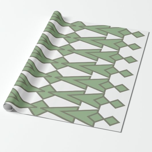 Green Bowties Geschenkpapier (Ungerollt)